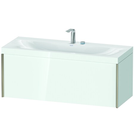 Duravit Xviu C-Bonded Wall-Mounted Vanity White High Gloss XV4612EB185C